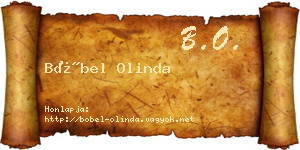 Böbel Olinda névjegykártya